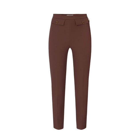 Elisabetta Franchi Pantaloni Pantalone Donna slim con patte 42 A25 - ELISABETTA FRANCHIPA12056E2 - EA3 - 42 - Francavilla Moda
